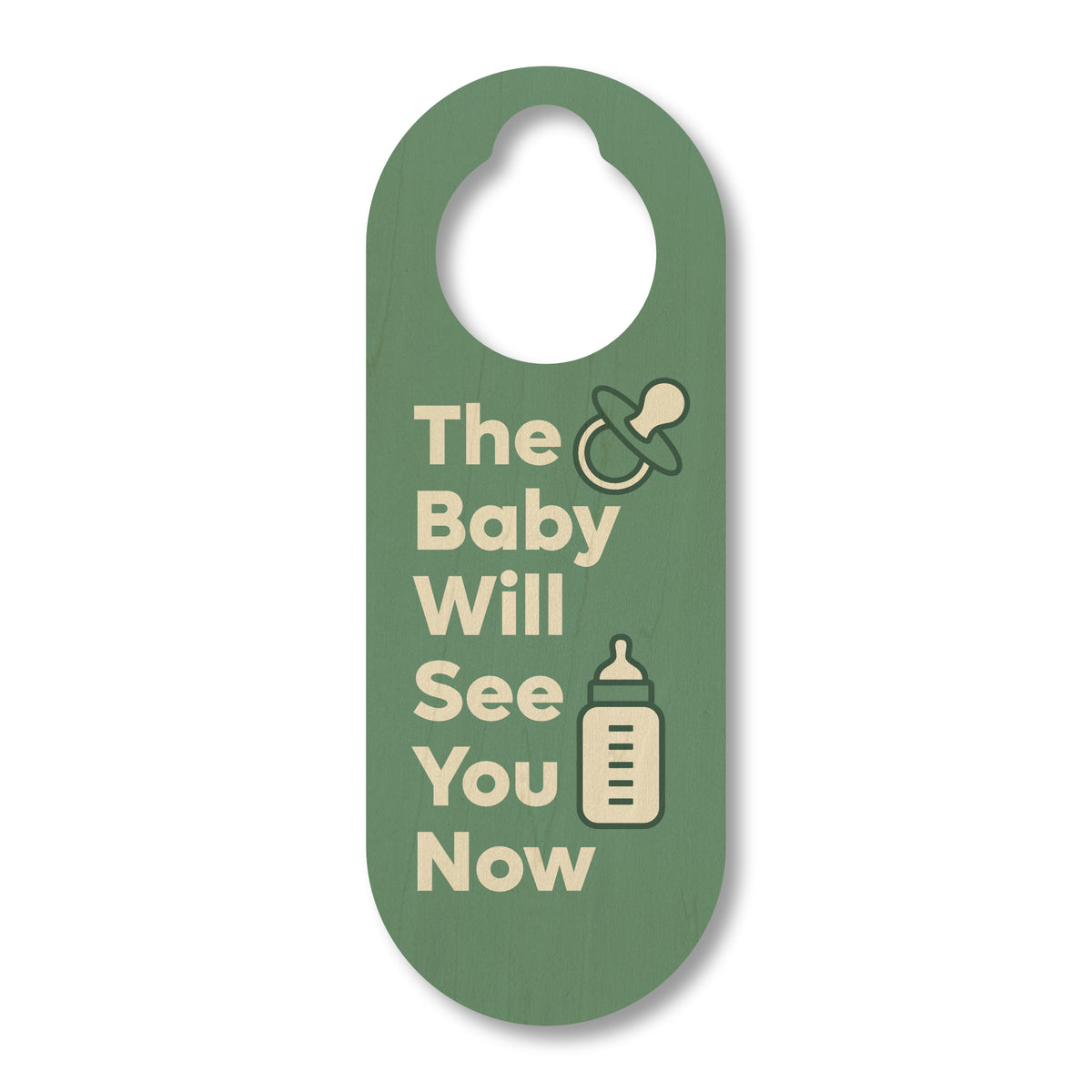 baby status door hanger | popclox Wall Clocks for Kids