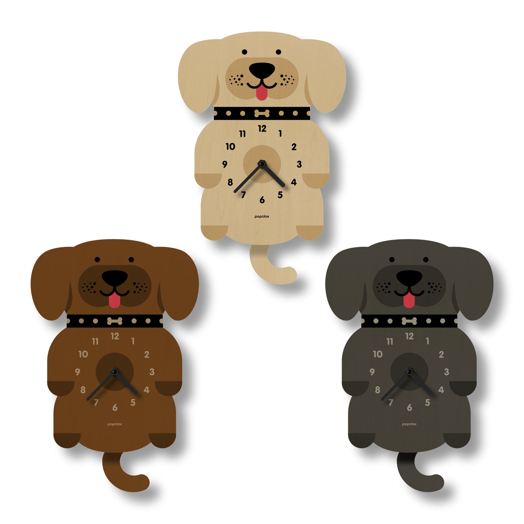 Time Pendulum Rabbit pendulum clocks | popclox Wall Clocks for Kids